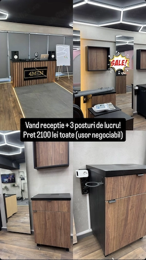 Receptie + Posturi de Lucru frizerie coafor