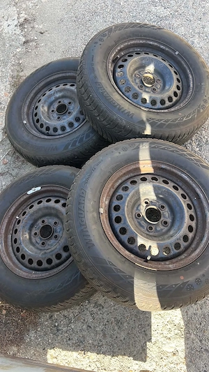 Set jante otel pentru Kia Sportage,Hyndai Tucson,Mitsubishi eclipse cross,ASX pe 16  ptr iarna  - imagine 2