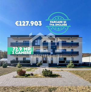 Apartament 3 camere, Bloc nou, Parcare inclusa, Jucu de Mijloc (AP.7)