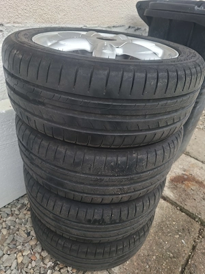 Roti de aluminiu cu cauciucuri noi 195/50R15 - imagine 4