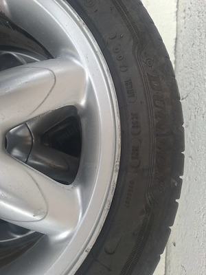 Roti de aluminiu cu cauciucuri noi 195/50R15 - imagine 2