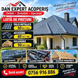 executam acoperisuri de la A la Z 