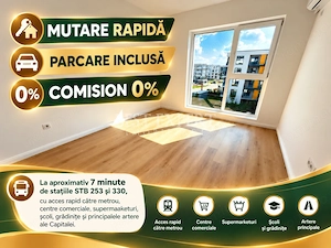 2 Camere | Bloc Nou | Direct Dezvoltator | Parcare Inclusă | Mutare Rapidă