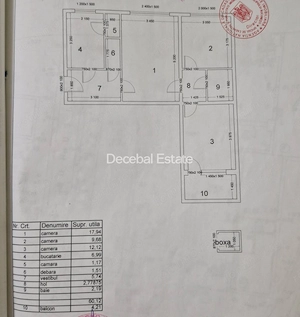 Metrou 1 Decembrie - Apartament 3 camere,confort 1, 65mp - imagine 11