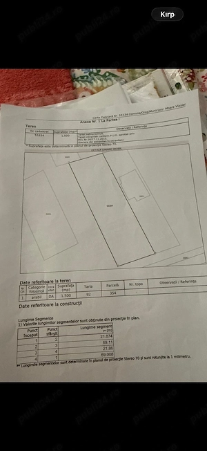 Teren intravilan 1.500 mp | Moara Vlăsiei | Utilități în apropiere | 82.500   - imagine 2