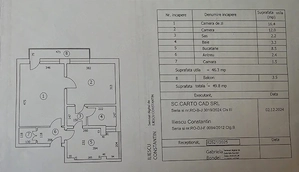 Apartament 2 camere, 46.30, zona Centrală - imagine 8