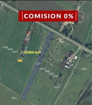 Teren intravilan | 2900mp | Investitie | strada Dumbrava Rosie Dej