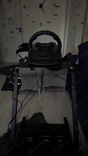 Volan Logitech G + Pedale + Schimbător + Suport Complet | 1300 lei    