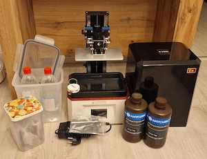  Imprimantă 3D Rășină Flashforge Foto 9.25 6K + Accesorii & Rășină Anycubic
