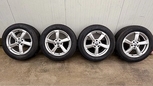 Jante Audi 5x112 R17 + anvelope iarna Bridgestone Blizzak 225 60 17 - imagine 6