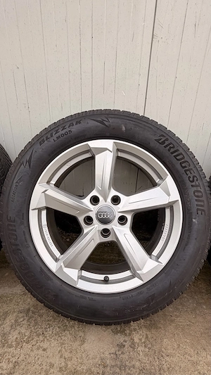 Jante Audi 5x112 R17 + anvelope iarna Bridgestone Blizzak 225 60 17 - imagine 10