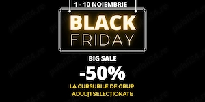 Black Friday la cursurile online de limba germană   reduceri de până la 50%