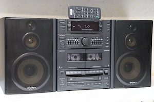 Sistem Audio Sony,Dublu Casetofon,CD Player,FM.
