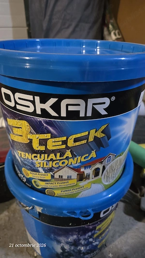 Tencuiala Siliconica Decorativa OSKAR 3Teck- Magnolia