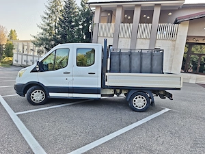 Vand Ford Transit doublecab (cabina dubla) cu platforma - imagine 5