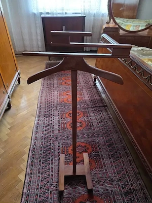 Servant de noapte Vintage (Valet)   Lemn Masiv, Design Mid-Century Modern