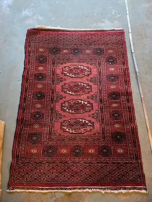 Set 2 Traverse Afgane Autentice   Lână, Lucrate Manual (240x80 cm & 115x80 cm)