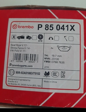 Placute Frana Brembo- Fabia , Seat , Polo - imagine 3