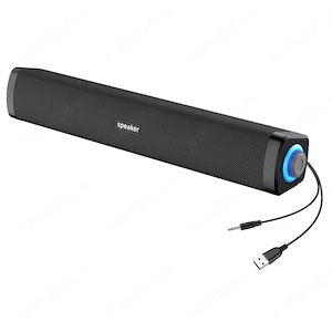 Boxe PC Taipintee 2.0 stereo, negre
