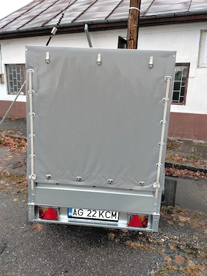 Vând remorca 750kg noua cu 2 axe - imagine 2