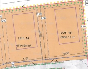 Teren intravilan | ovidiu | 4.500 mp | puz aprobat hale | 0% comision  