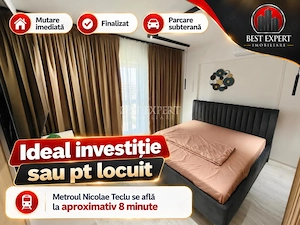 Studio Premium | Dormitor Separat | Parcare Subterană | Metrou la 8 Minute