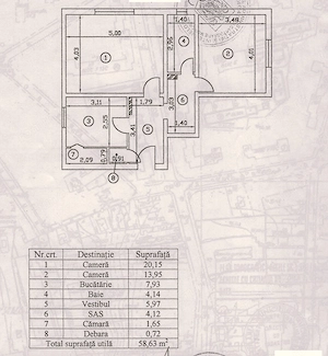 Oportunitate Mall Vitan Mihai Bravu Vanzare 2 Camere Spatios 60 mp Linistit 1991 - imagine 3