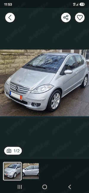Mercedes a klass automat  - imagine 2