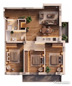 PRETURI PROMO ! Apartament de 4 camere, imobil nou, preturi de la 2300 EUR/mp ! - imagine 3