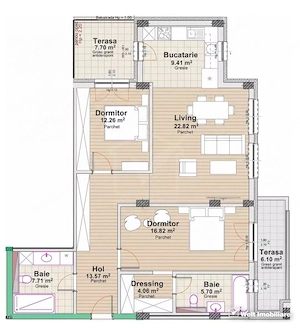 PRETURI PROMO ! Apartament de 2 camere, imobil nou, preturi de la 2300 EUR/mp ! - imagine 6