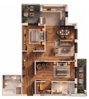 PRETURI PROMO ! Apartament de 2 camere, imobil nou, preturi de la 2300 EUR/mp ! - imagine 5