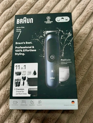 Braun All-in-One Series 7, Set ingrijire par, barba, corp barbati