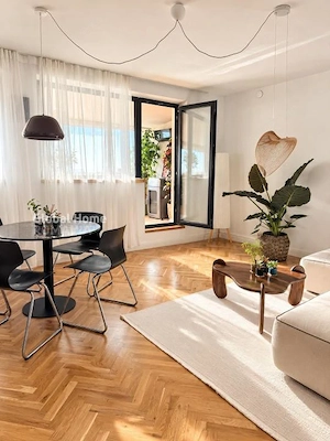 Apartament 2 camere | Eleganta urbană | Calea Dorobanți | Balcon 20 mp - imagine 4