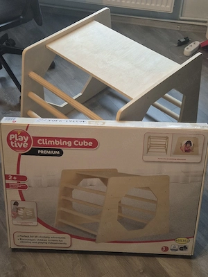  Cub de cățărare din lemn Playtive (tip Pikler   Montessori)