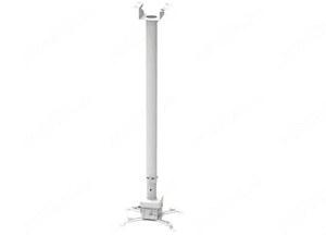 Suport videoproiector de tavan GATV3, reglabil 86-147 cm, max. 15 kg, alb
