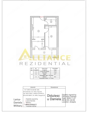 Apartament 2 camere tip studio