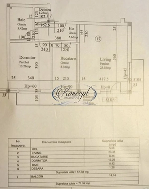 Apartament decomandat, 57 mp utili, Floresti - imagine 18
