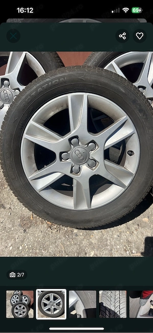 205 55 16  roti vara audi a3 8p . Dot 2022 - imagine 2