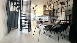 Penthouse panoramic de vanzare la cheie cu terasa de 40 mp Floresti