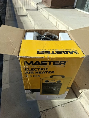 Aeroterma aer cald   rece, electrica, Master B 3 ECA, 2 trepte, 3 kW, IP24