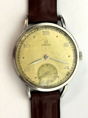 Ceas de mână Omega vintage, manual (model rar, an 1946)