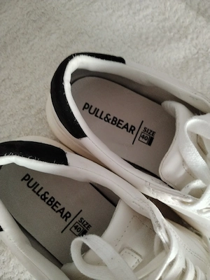 adidasi piele naturala Pull bear 