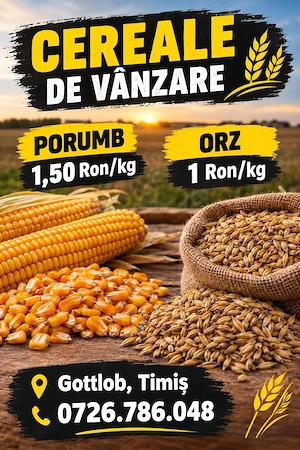Cereale de vanzare