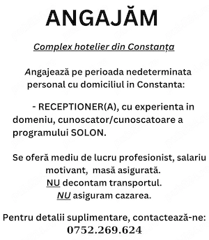 Angajam in regim permanent