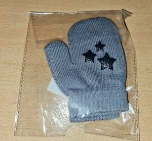 Manusi pt. copii gri, unisex (1-5 ani)