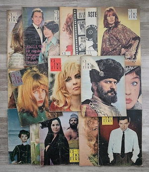 Lot de 40 de reviste Cinema vintage   colecție reviste vechi românești