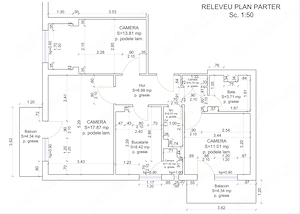 Apartament 3 camere decomandat, tip PC (mare) | 72 mp | 2 băi, 2 balcoane | Complet renovat, mobilat - imagine 7