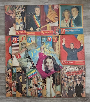 Lot 37 reviste Femeia vintage   reviste vechi românești de colecție