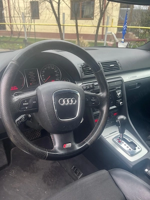 Audi A4 B7 Sedan 3.0 V6 TDI 233 CP Quattro | Pachet S-Line Complet | Automată  - imagine 8