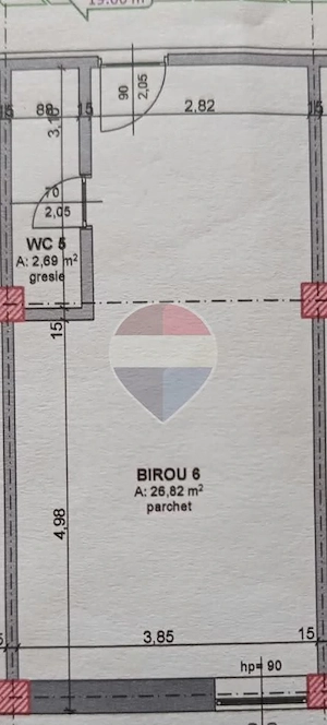 Spații pt birouri de închiriat ultracentral strada Evreilor Deportați - imagine 14